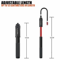 Pompe à vélo mini BAIMEI 260 PSI en acier, gonfleur d'air portable pour vélo, fixation sur cadre, pour cyclisme sur route et VTT, vente en gros OEM