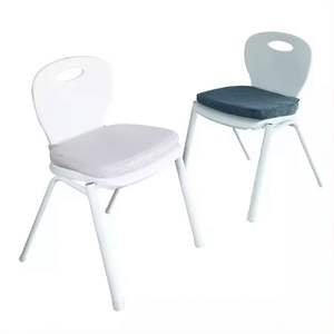 Silla plegable apilable para niños, sillas portátiles de resina para niños, fiesta con cojín de asiento - Product Image 1