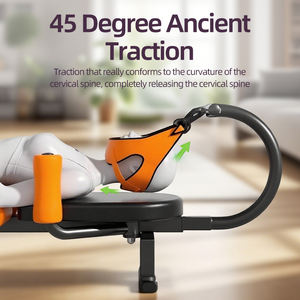 Tracteur d'extension cervicale et lombaire à usage domestique professionnel à 45 ° avec sangles Dispositifs de traction et de correction - Product Image 3