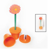 Taille-crayon à trou unique Fournitures scolaires personnalisées Taille-crayon écologique pour enfants