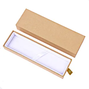 High quality solid color drawer pen box for business