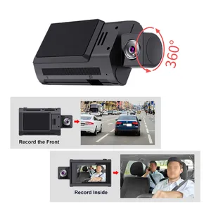 3inch Touch Screen 4g Car Camera With Android 10 2+32g Live Streaming Gps Navigation 4g Car Dashcam Fit 12-24V Power