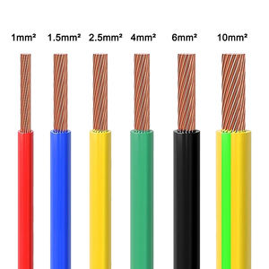 BVR Kupfer litzen leiter Flexibler Draht Flamm hemmend XLPE 10/12 AWG 450V/750V Home Commercial Tight-Space-Kabel - Product Image 6