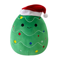 Jouets en peluche de Noël : Père Noël, Renne, Sapin de Noël, Série Guimauve Salamandre, Poupées rembourrées en coton PP, 0-24 mois