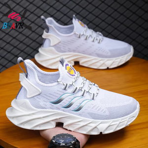 Chaussures de course décontractées légères pour hommes, respirantes, à semelle souple et antidérapante, pour usage quotidien, printemps-automne, en maille – Vente en gros - Product Image 3