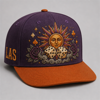 Cappello Snapback con Visiera Curva, Stampa Personalizzata, 5 Pannelli, Stile Trucker, Frontale in Schiuma, Rete Traspirante, Streetwear Urbano West Coast Gothic Chicano, Vendita all'Ingrosso