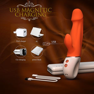 USB-Aufladung IPX7 Wasserdichte simulierte Eichel weibliche Masturbation G-Punkt Stimulus Rabbit <span class=keywords><strong>Vibrator</strong></span> - Product Image 6