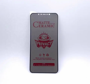 Protezione dello schermo in ceramica opaca Privacy PMMA Anti-spia pellicola flessibile infrangibile per iPhone XS Max 11 12 13 Pro 14 15 16 Pro Max - Product Image 5