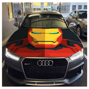 Autocollant décoratif pour capot de voiture en vinyle personnalisé, graphiques en couleur pleine, adhésif amovible, impression numérique/UV - Product Image 4