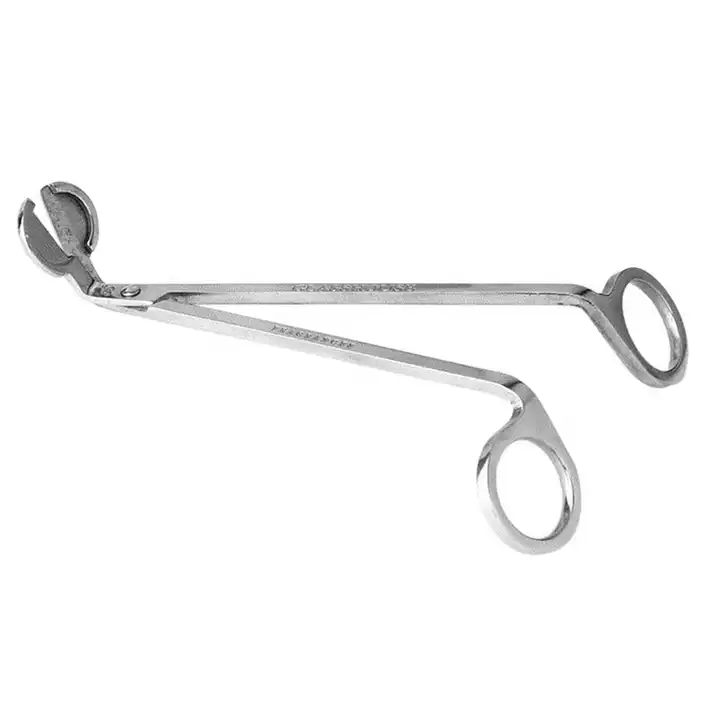 Stainless Steel Candle Wick Trimmer Oil Lamp Trim Scissors Cutter Snuffers  Tool