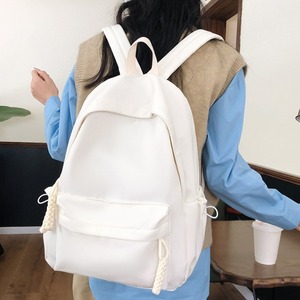 Student <b>Backpack</b> 18 In Solid Color Waterproof Unisex For College High <b>School</b> Junior High Students Everyday Use - Product Image 3