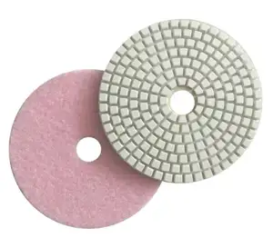 Cina fabbrica della resina del Diamante bagnato lucidatura pad per la lucidatura di pietra e pavimento in cemento diamante bianco nitidezza rettifica disco