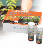 Kit Preciso de 40 Pruebas para Análisis de Suelo para Jardín, Césped y Plantas, Tiras de Prueba 4 en 1 para pH, Nitrógeno, Fósforo y Potasio