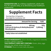 Capsules HMB à Marque Privée OEM pour le Soutien Musculaire, la Force, les Performances et la Récupération Physique