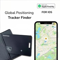 Traceur intelligent étanche en plastique durable pour portefeuille, longue autonomie, compatible avec l'application Apple Find My pour voiture (LBS)