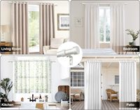 Nouvelle conception de tringle à rideaux blanche extensible, tringle à rideaux en métal, ensemble de tringle à rideaux réglable, tringle à rideaux moderne pour chambre à coucher