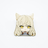 Badge de revers personnalisé Anime Printemps, épinglette en métal de collection avec figurine articulée en émail