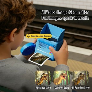 Appareil photo instantané AI Full HD 1080P, <span class=keywords><strong>mini</strong></span> caméra avec fonction d'enregistrement, écran 2,4 pouces, appareil photo numérique pour enfants, garçons et filles - Product Image 1