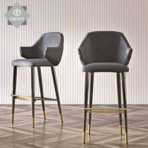 <span class=keywords><strong>Tabouret</strong></span> <span class=keywords><strong>de</strong></span> <span class=keywords><strong>Bar</strong></span> <span class=keywords><strong>de</strong></span> luxe <span class=keywords><strong>noir</strong></span>, siège décontracté, avec Base en acier inoxydable, chaises <span class=keywords><strong>de</strong></span> <span class=keywords><strong>Bar</strong></span> hautes, en cuir, moderne, pour maison <span class=keywords><strong>et</strong></span> café - Product Image 1
