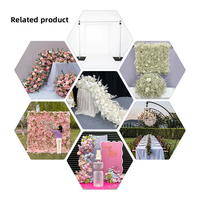 Promise Prix d'usine Vente en gros Coureur de fleurs artificielles de haute qualité pour les tables de mariage et les décorations d'événements