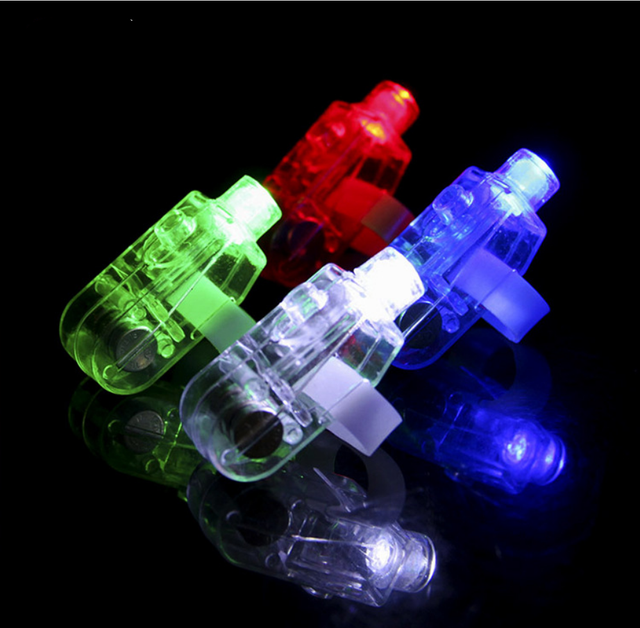 LED Light-emitting Ring Light Party Favor Cheap Toys Plastic LED Finger Light for Kids Concert Ring Lamp