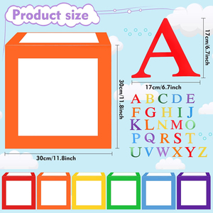 3D Bảng chữ cái khối cho bé tắm ABC Vườn Ươm trang trí nội thất và tốt nghiệp centerpieces khối chữ trang trí - Product Image 4