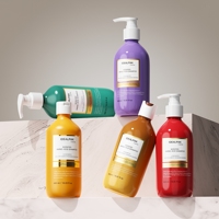 Bouteille en PET de 500 ml à pompe cylindrique, épaule inclinée, pour shampoing et lotion, vente directe usine