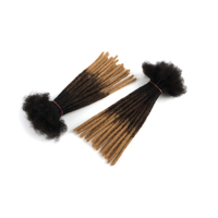 Estensioni di Capelli Umani Indiani all'Ingrosso, Dreadlocks Ombré Naturali Fatti a Mano per Donne e Uomini