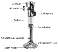 Extracteur de fumée en acier inoxydable pour restaurant, barbecue coréen, résistant à la chaleur, imperméable et anticorrosion