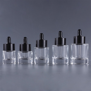 Cổ rỗng 30ml phẳng Vai huyết thanh chai thủy tinh nhỏ giọt màu xanh đậm 50ml dầu Chai nhỏ giọt 15ml-50ml phạm vi cho chai thủy tinh - Product Image 1