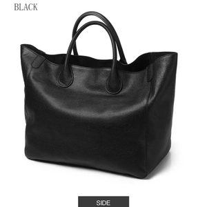 Sac fourre-tout spacieux en <span class=keywords><strong>cuir</strong></span> de vachette véritable grainé pour <span class=keywords><strong>femme</strong></span>, <span class=keywords><strong>souple</strong></span>, à ouverture supérieure, idéal pour le shopping, les trajets quotidiens et le travail - Product Image 5