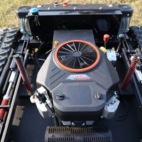 Livraison gratuite, tondeuse à gazon robotisée télécommandée tout-terrain homologuée CE EPA, avec lame à neige