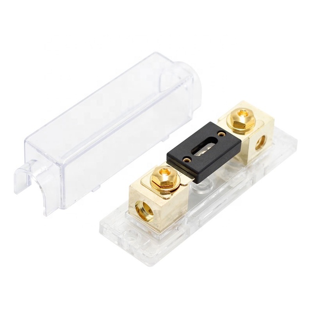High Capacity 150A Car Audio In-Line Gold ANL Fuse Holder