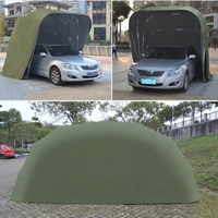 Abri de voiture moderne pliable en acier galvanisé pour garage et extérieur, abri de stationnement portable avec toile enduite de PU