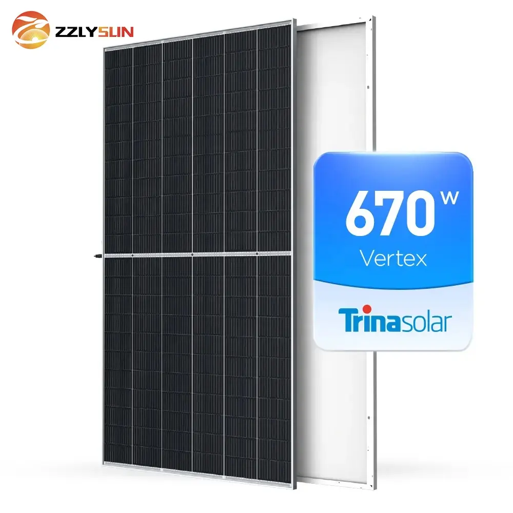 Trinaソーラーパネル700W650W690W太陽光発電パネルキットソーラー商用ソーラーパネルシステム用