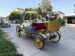 Carruaje de caballos de estilo real más vendido Carruaje de turismo eléctrico elegante para bodas - Product Image 4