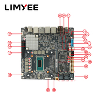 Nouvelle carte mère industrielle OEM Ai Robot double canal DDR5 96 Go Intel 14e génération Ultra 7 155H/155U 125U/125H HD/DP ITX SATA