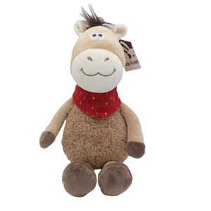 Haute qualité PP coton court en peluche <span class=keywords><strong>poney</strong></span> jouets nouveau Offre Spéciale doux poupée pour enfants Logo personnalisé cheval film Figure bébé peluche Animal - Product Image 1