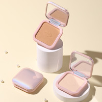 Maquillage visage longue tenue personnalisé, 12 couleurs, fond de teint en poudre pressée, marque privée, contrôle du sébum, poudre compacte imperméable