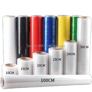 高拉伸强度LLDPE塑料拉伸膜机手工光泽铸造地毯保护托盘包装薄膜 - Product Image 4