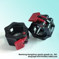Colliers de sécurité pour haltères en nylon unisexe personnalisés, vente directe usine, à dégagement rapide et sécurisé pour clips d'haltères à verrouillage rapide de 50 mm