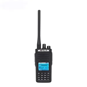 Walkie talkie digital dmr portátil, rádio com bateria grande 2000mah tier 1 e 2 vias JM-D3000