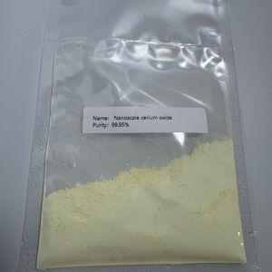 GeoQuin GQ-N-Ce01 Factory Price 99.95% Pureza Nanoscale Cério Óxido Nanopowder (10-30nm) para Catálise Polimento Cerâmica - Product Image 1