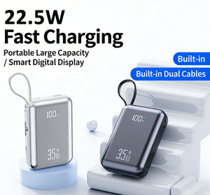 Nouvelle <span class=keywords><strong>batterie</strong></span> <span class=keywords><strong>externe</strong></span> portable à <span class=keywords><strong>prix</strong></span> de gros d'usine, grande capacité réelle 20000 mAh, chargeur rapide, station d'alimentation - Product Image 2
