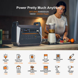 Centrale électrique portable <span class=keywords><strong>Allpowers</strong></span> Prise sud-africaine 2500W <span class=keywords><strong>200W</strong></span> Générateur Centrale électrique avec Wifi - Product Image 2