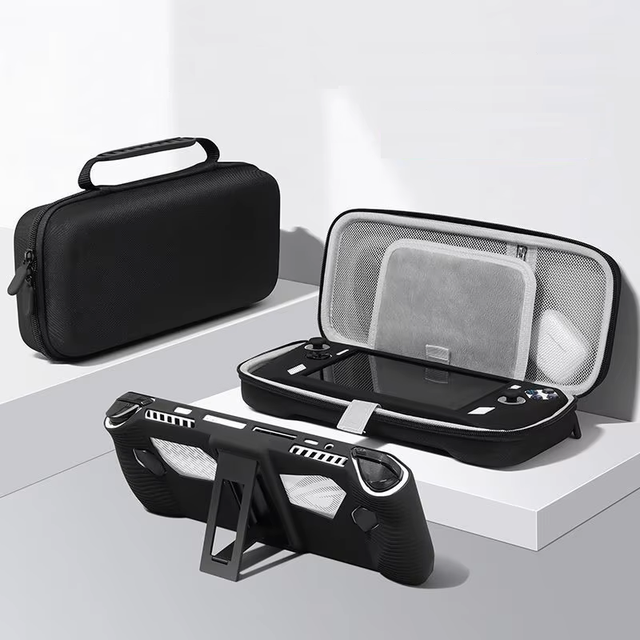 Protective Case PC+TPU for ASUS ROG Ally Soft Hard Anti-Drop Silicone Stand Shell Handheld Accessories Controller Type