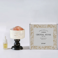 Coffret Cadeau de Pierres Aromatiques en Cristal Faites à la Main de Luxe – Diffuseur de Parfum d'Ambiance pour la Maison, Chambre et Dortoir, Écologique – Idéal pour les Fêtes/Noël