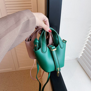 Sacs à main de luxe en cuir Pu Sacoche Femme Mode Femmes Dames Femme Designer Petite épaule Bandoulière Seau Sacs - Product Image 4