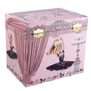 कभी भी उज्ज्वल कारखाने कस्टम लोगो संगीत बॉक्स 175 # लकड़ी mdf कागज पवन-अप उष्णकटिबंधीय वन बैलेरीना दर्पण के साथ जन्मदिन उपहार - Product Image 4