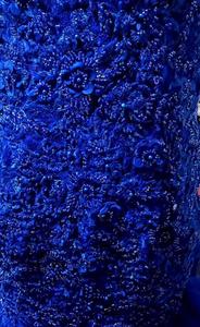 2024 Stunning Off Shoulder Short Sleeve African Blue Mermaid <strong>Wedding</strong> <strong>Dress</strong> Cascading Ruffles Beaded Lace Plus <strong>Size</strong> Bridal Gown - Product Image 6